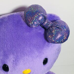 Hello Kitty Build a Bear Replacement Bow Purple Hologram Metallic